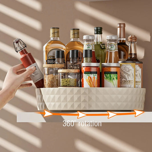360° Rotating Spice Rack & Kitchen Organizer
